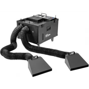 EUROLITE WLF-2500 Water Low Fog PRO 2500W madalale jääv udumasin 10L veepaagi ja 5L vedelikupaagiga, DMX512, taimer, juhtmega pult 51702062