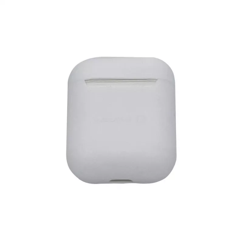EVELATUS Apple AirPods Case EAC05 White - Silicone Protective Cover with Carabiner