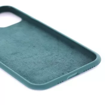 Evelatus Apple iPhone 11 Premium pehme puudutusega silikoonkate männiroheline