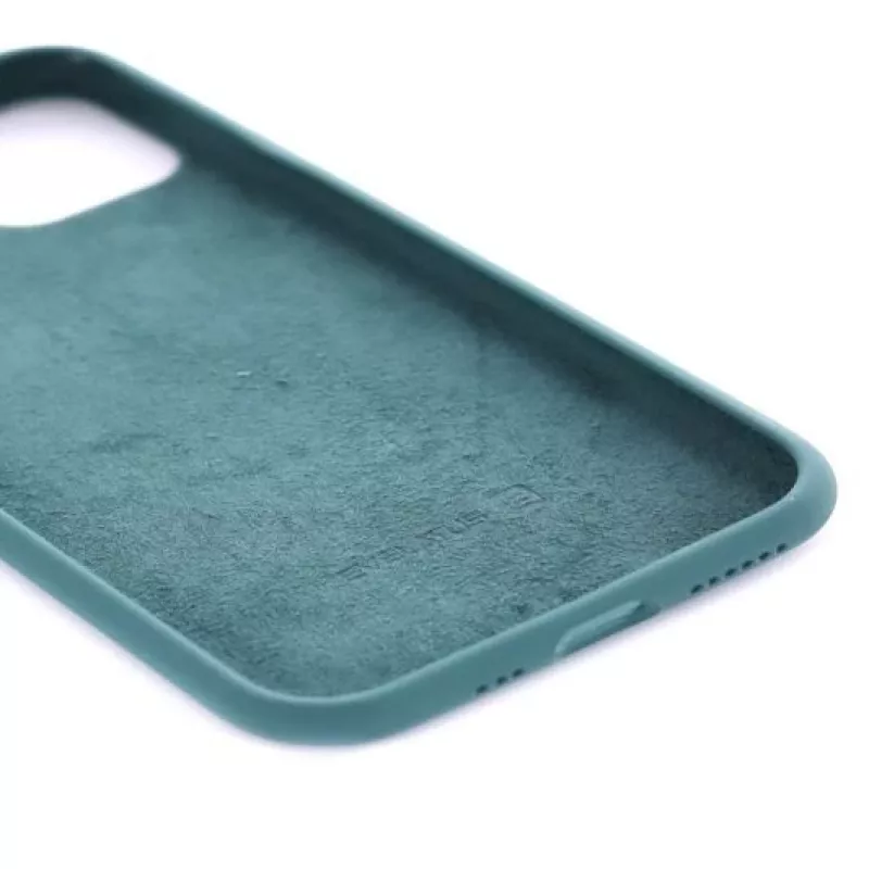 Evelatus Apple iPhone 11 Premium pehme puudutusega silikoonkate männiroheline