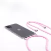 Evelatus Apple iPhone 11 Pro Silikoonist läbipaistev ümbris kaelarihma TPU rihmaga, läbipaistev