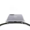 Evelatus Apple iPhone 11 Silicone Transparent Case with Necklace TPU Strap Transparent