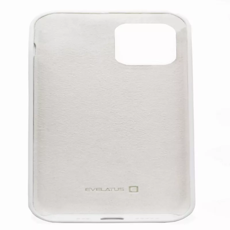 Evelatus Apple iPhone 12/12 Pro Premium pehme puudutusega silikoonkate Valge