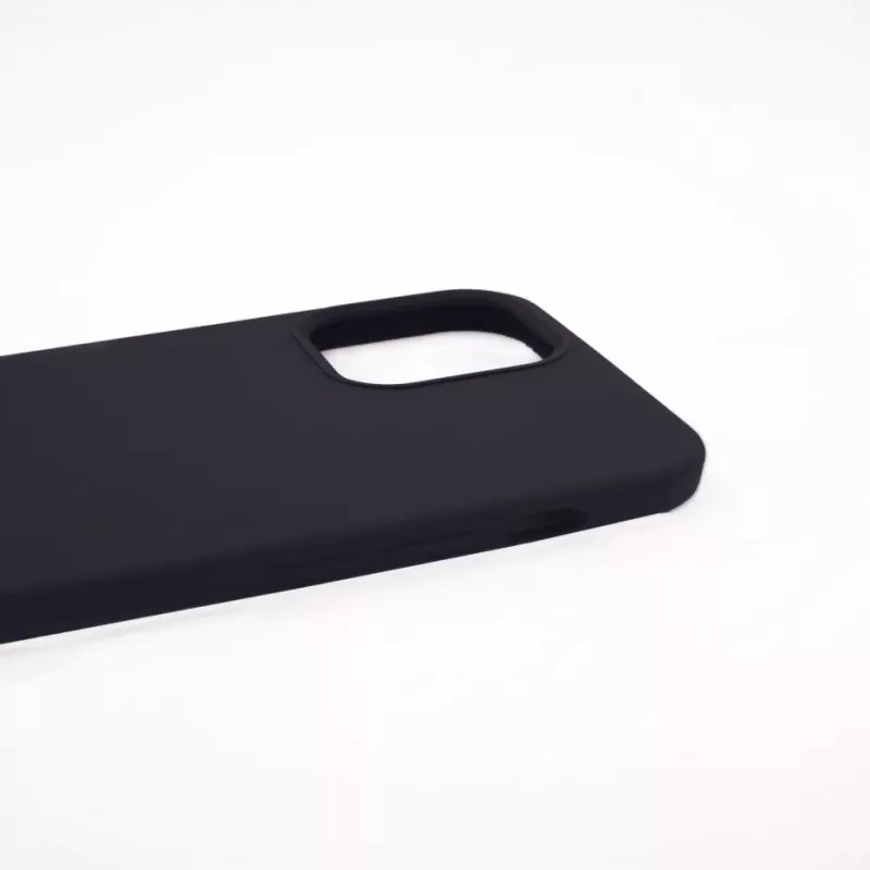 Evelatus Apple iPhone 12 Pro Max Premium Soft Touch Silikoonümbris Must