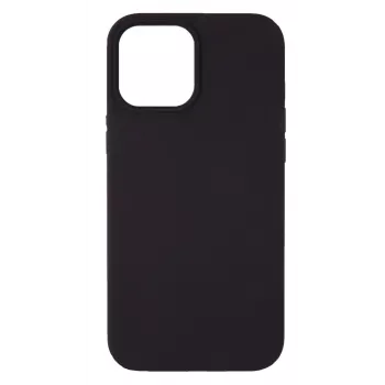 Evelatus Apple iPhone 12 Pro Max Premium Soft Touch Silikoonümbris Must