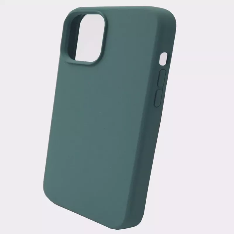 Evelatus Apple iPhone 12 Pro Max Premium pehme puudutusega silikoonümbris männiroheline