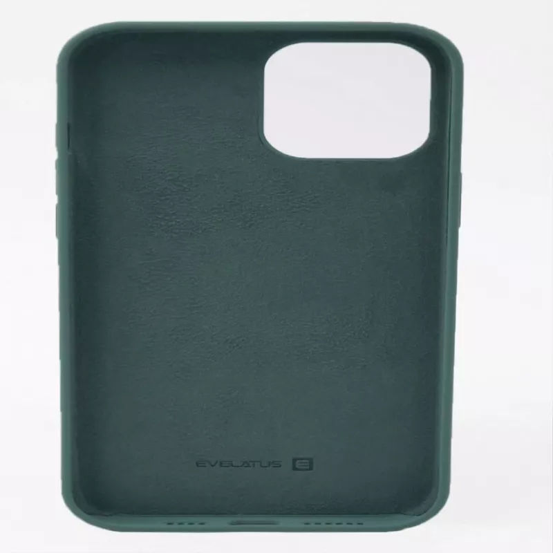 Evelatus Apple iPhone 12 Pro Max Premium pehme puudutusega silikoonümbris männiroheline