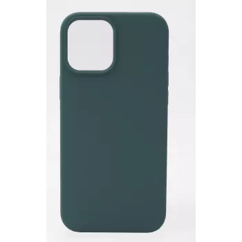Evelatus Apple iPhone 12 Pro Max Premium pehme puudutusega silikoonümbris männiroheline