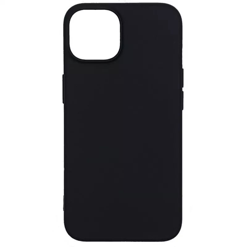 Evelatus Apple iPhone 14 6.1 inch Nano Silicone Case Soft Touch TPU Black
