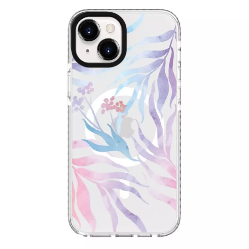 Evelatus Apple iPhone 15 PC+TPU ümbris MagSafe'iga - lillemuster