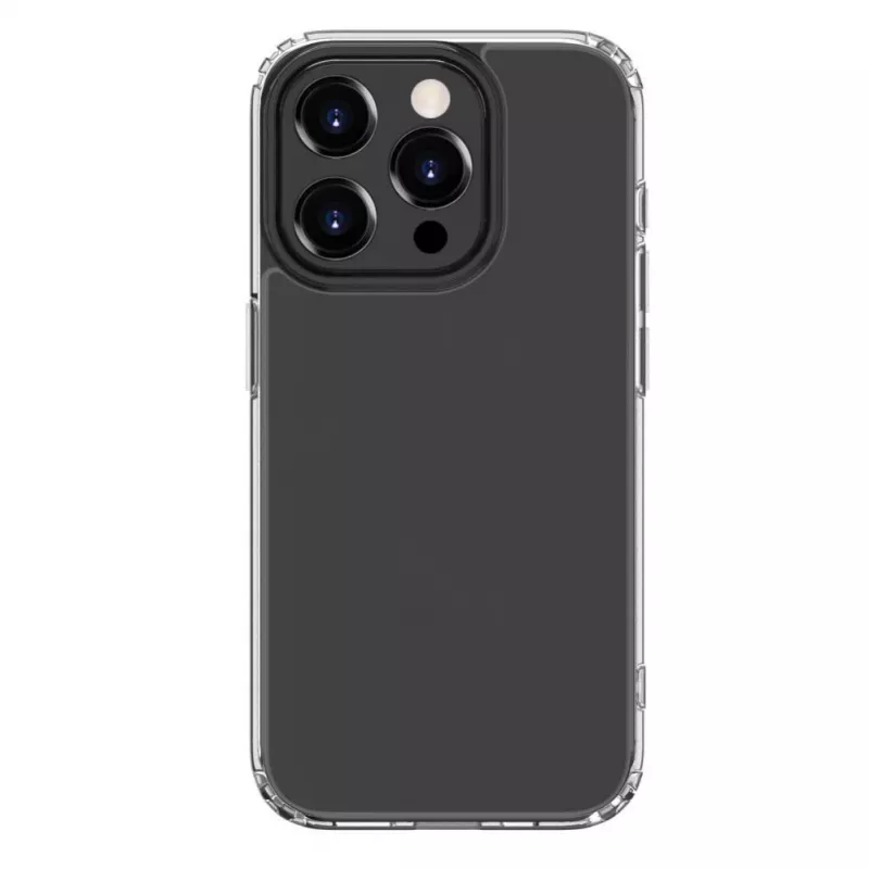 Evelatus Apple iPhone 15 Pro sõjaväekindel põrutuskindel silikoonkate TPU läbipaistev