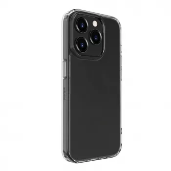 Evelatus Apple iPhone 15 Pro sõjaväekindel põrutuskindel silikoonkate TPU läbipaistev