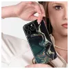 Evelatus Apple iPhone 15 Pro PC ümbris eritellimusel trükitud marmor tumeroheline