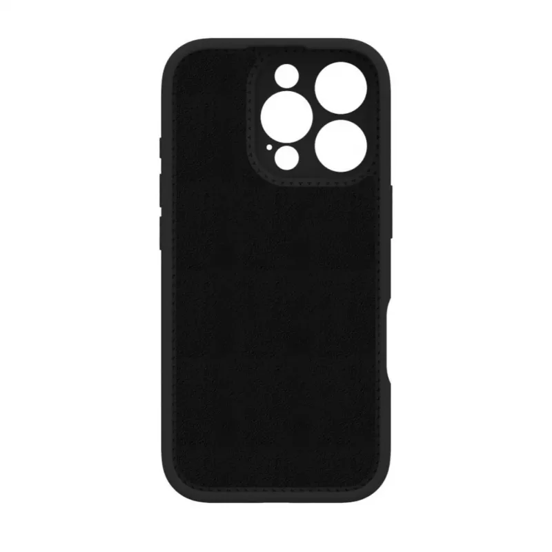 Evelatus Apple iPhone 16 Pro Premium MagSafe with Stand Soft Touch Silicone Case Black