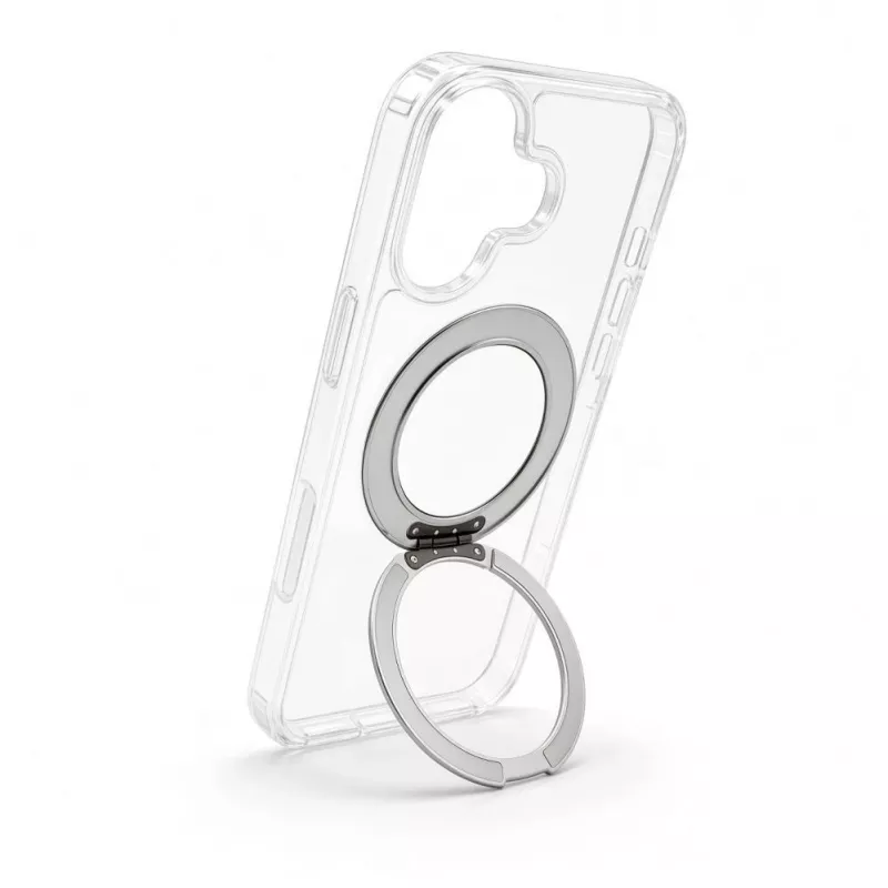 Evelatus Apple iPhone 17 hübriidkate MagSafe PC+TPU 360 metallaluse läbipaistev