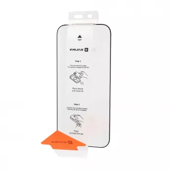 Evelatus Apple iPhone 18 Pro Max Flip Glass Magic Easy Install ekraanikaitse - must (hulgipakend)
