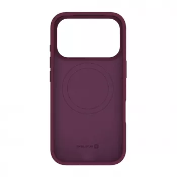 Evelatus Apple iPhone 18 Pro Premium MagSafe pehme puudutusega silikoonkest Burgundia