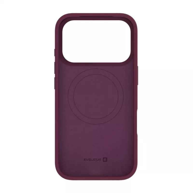 Evelatus Apple iPhone 18 Pro Premium MagSafe pehme puudutusega silikoonkest Burgundia