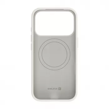 Evelatus Apple iPhone 18 Pro Premium MagSafe pehme puudutusega silikoonkest hõbedane