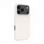 Evelatus Apple iPhone 18 Pro Premium MagSafe pehme puudutusega silikoonkest hõbedane