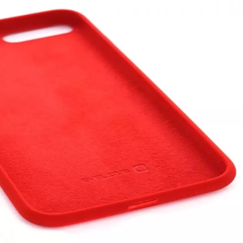Evelatus Apple iPhone 7 Plus/8 Plus Premium pehme puudutusega silikoonkate punane