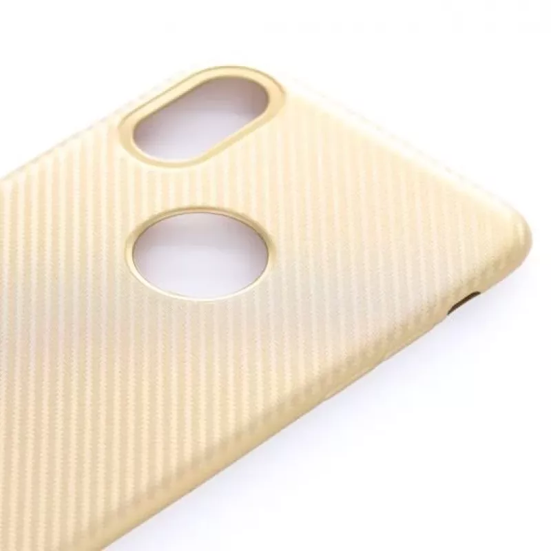 Evelatus Apple iPhone X Carbon Gold Tagakaas