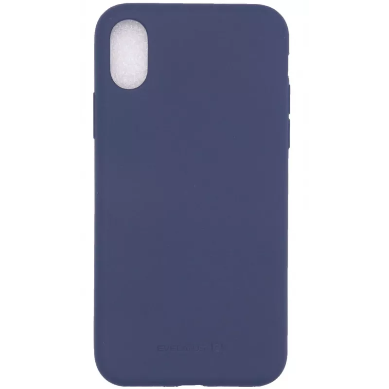 Evelatus Apple iPhone X Nano Silicone Case Soft Touch TPU Blue