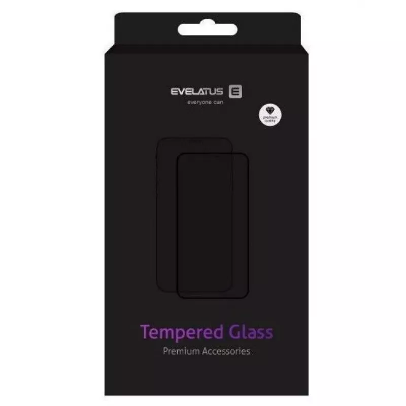 Evelatus Apple iPhone X/XS/11 Pro 5.8 tolli 0.33mm lame läbipaistev karastatud klaasist ekraanikaitse Jaapani liimi ja antistaatilise kattega
