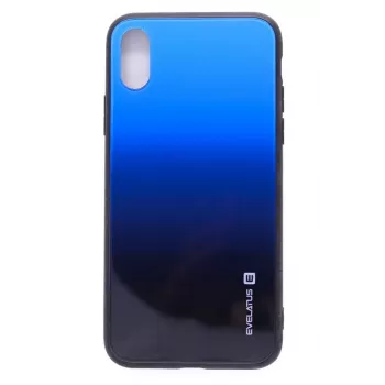 Evelatus Apple iPhone X/Xs Gradient Glass Case 7 Sea Depth