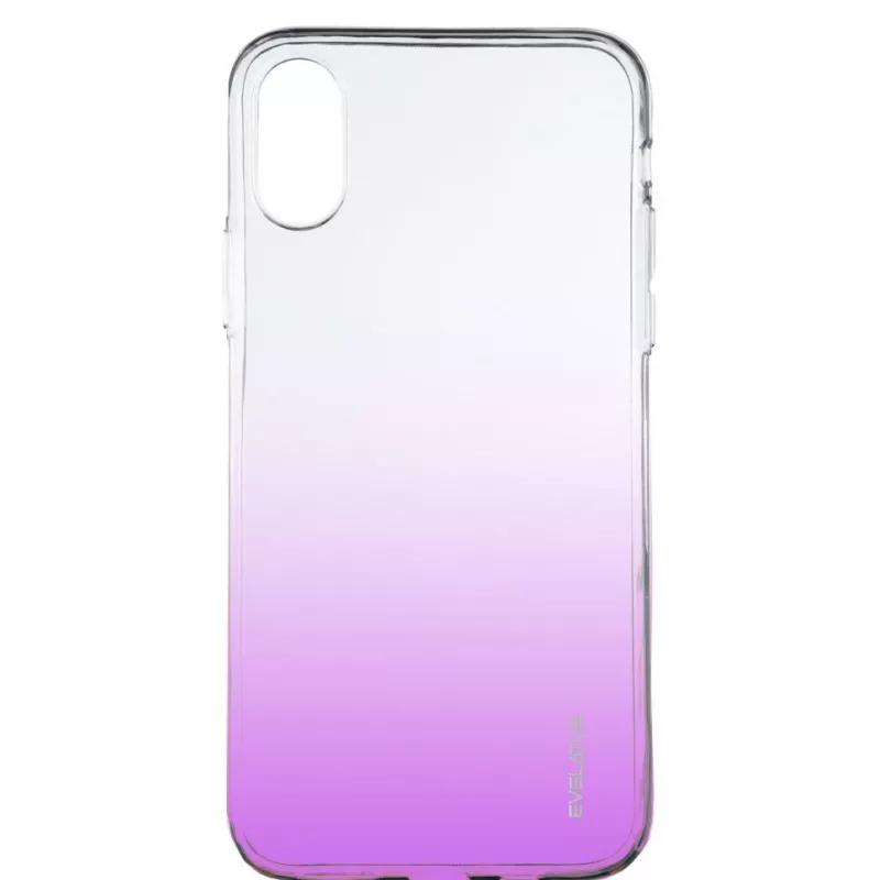 Evelatus Apple iPhone X/XS Gradient TPU Case Purple