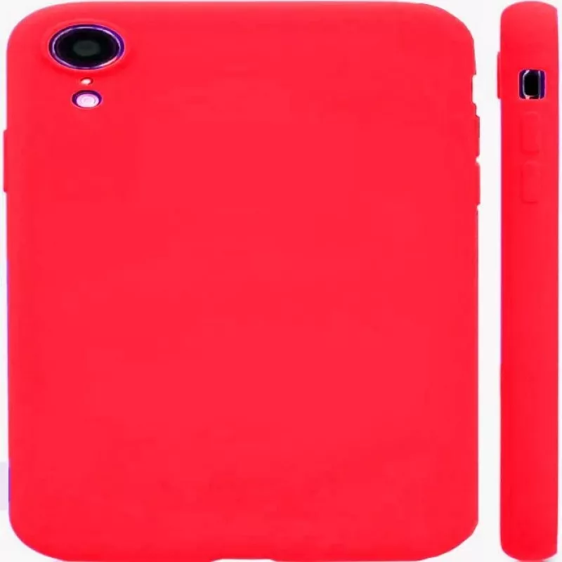 Evelatus Apple iPhone XR Nano Silikoonkate Pehme Puudutusega TPU Punane