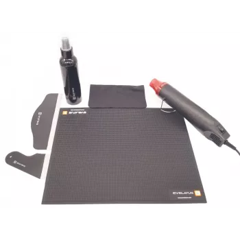 EVELATUS Cleaning Cloth for Cutter - High-Density Microfiber, Grey, 180x180 mm, Lint-Free, Scratch-Free, Reusable, Machine Washable
