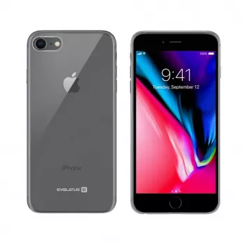 Evelatus läbipaistev silikoonümbris Apple iPhone 7/8/SE (2020/2022) jaoks - 1.5mm TPU läbipaistev