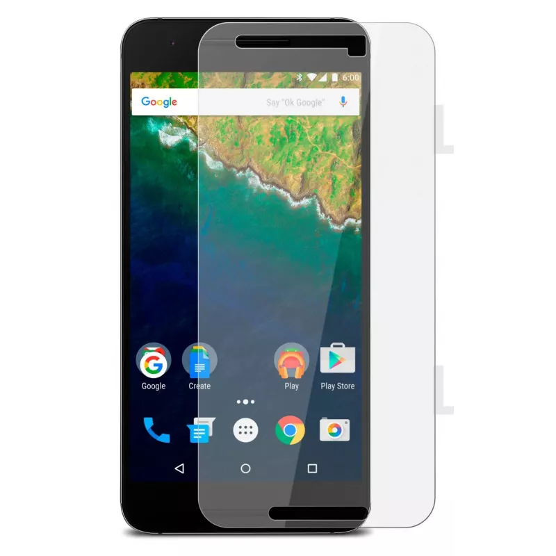 Evelatus Huawei Nexus 6P Tagakaas Läbipaistev TPU