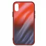 Evelatus Huawei P Smart 2019 Water Ripple Full Color Electroplating Tempered Glass Gradient Red-Black