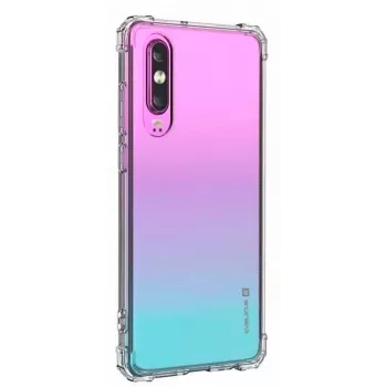 Evelatus Huawei P30 Military Shockproof Silicone Case TPU Transparent