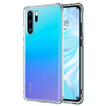 Evelatus Huawei P30 Pro sõjaväekindel läbipaistev TPU silikoonist ümbris