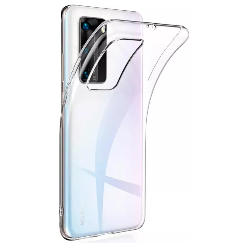 Evelatus Huawei P40 Clear Silicone Case 1.5mm TPU Transparent