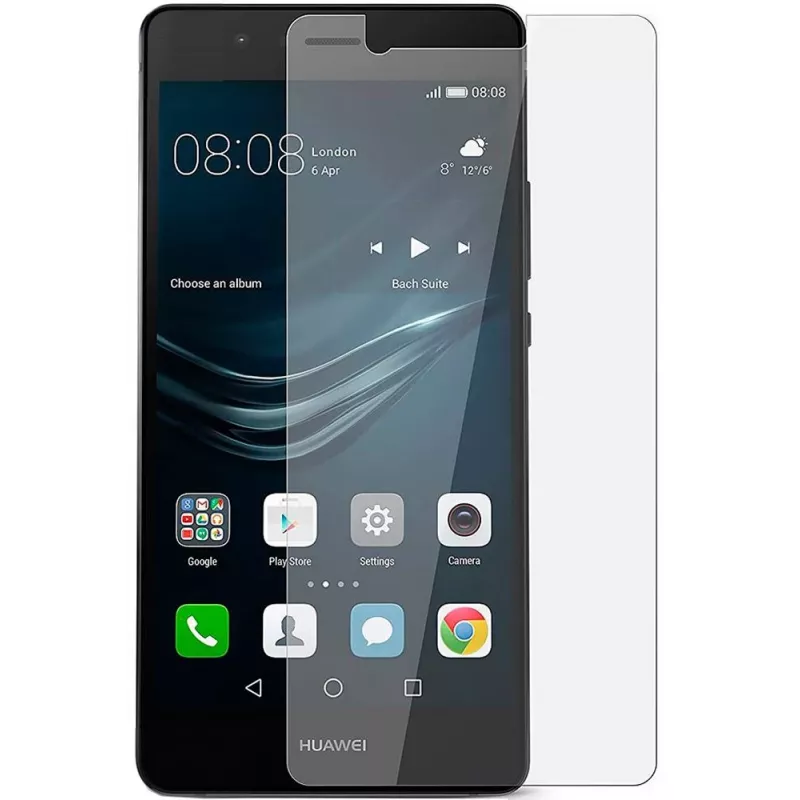 EVELATUS Huawei P9 Silikoonist tagakaas Must