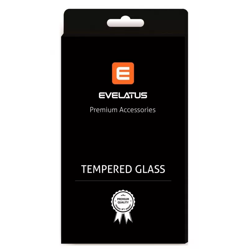 Evelatus Huawei Y6 2019 2.5D Full Cover Japan Glue Glass Anti-Static Screen Protector