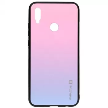 Evelatus Huawei Y6 2019 Gradient Glass Case 2 Bubble Gum