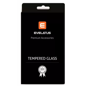 Evelatus Huawei Y7 2018 2.5D Full Cover Japan Glue Glass Anti-Static Screen Protector