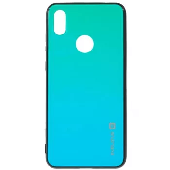 Evelatus Huawei Y7 2019 Gradient Glass Case 6 Lagoon