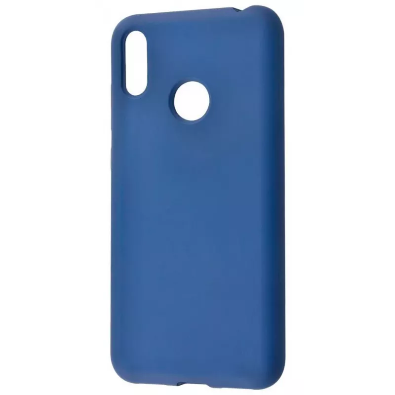 EVELATUS Huawei Y7 2019 Silicone Case Blue