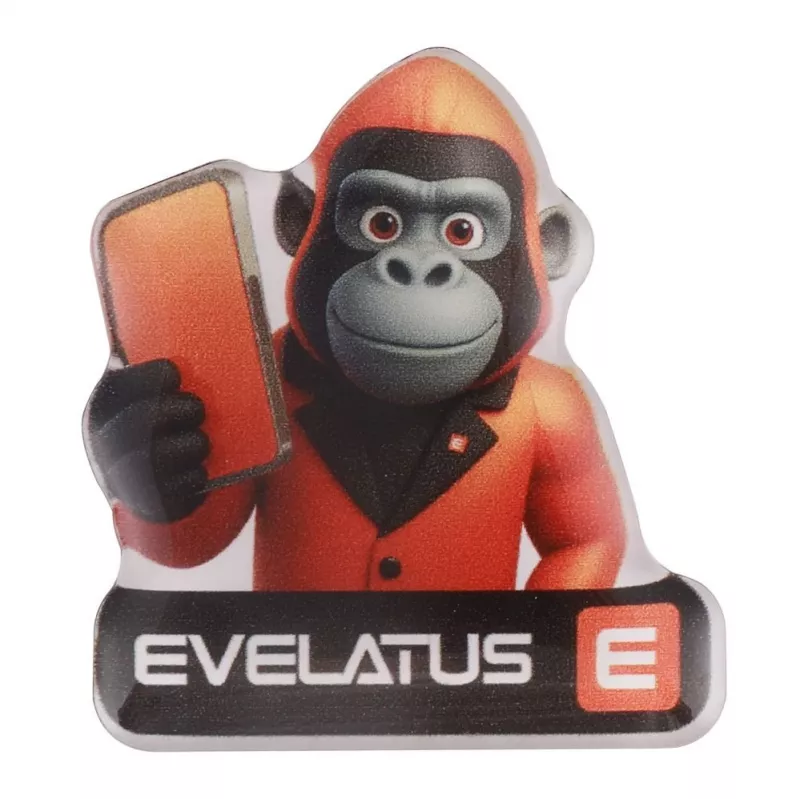Evelatus iPhone 18 Pro Max Flip Glass Magic Easy Install Box ekraanikaitse, must