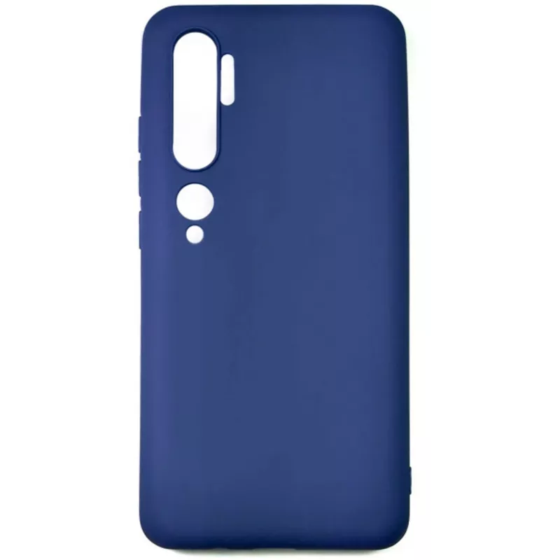 Evelatus Nano Silicone Case for Xiaomi Mi Note 10 / Mi Note 10 Pro - Soft Touch TPU, Dark Blue