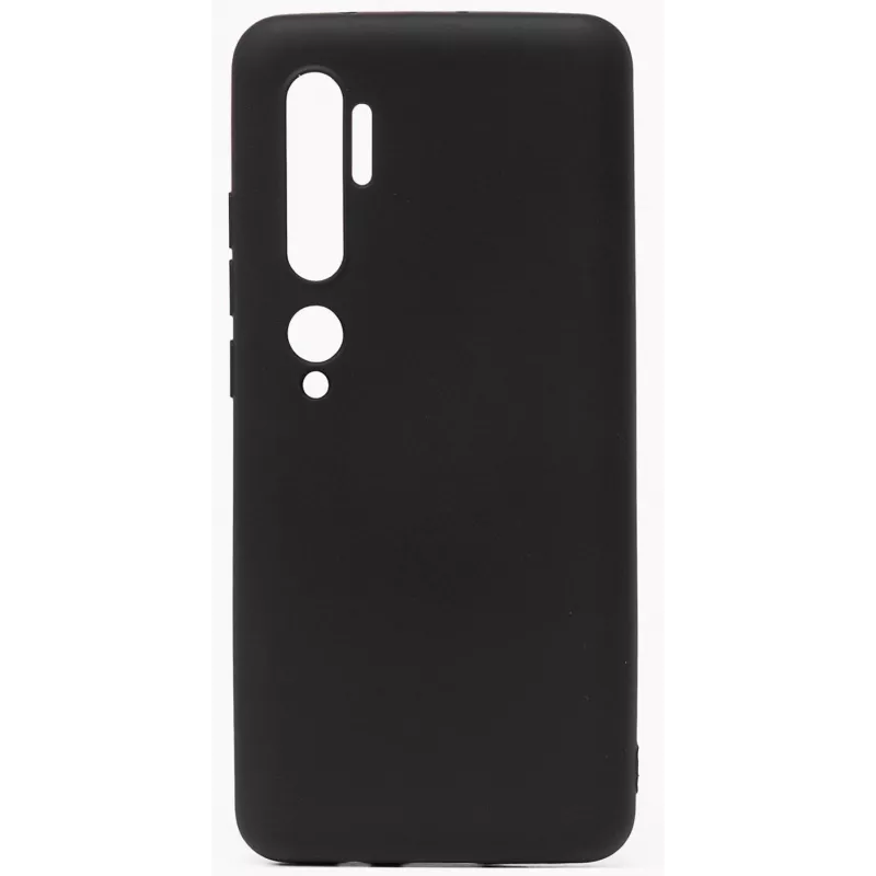 Evelatus Nano Silicone Case Soft Touch TPU for Xiaomi Mi Note 10 / Mi Note 10 Pro - Black
