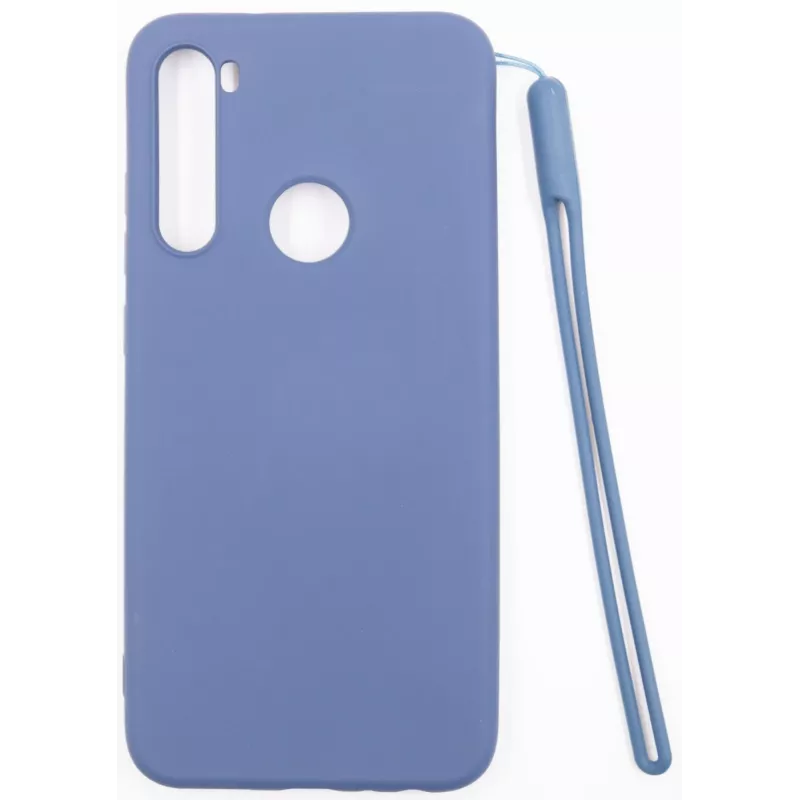 Evelatus Nano Silicone Case Soft Touch TPU for Xiaomi Redmi Note 8 / Redmi Note 8 2021 - Dark Blue