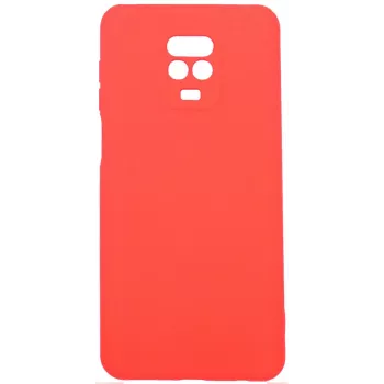 Evelatus Nano Silicone Case Soft Touch TPU Red for Xiaomi Redmi Note 9 Pro / Redmi Note 9S