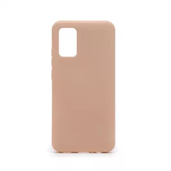 Evelatus Samsung Galaxy A02s Nano Silicone Case Soft Touch TPU Beige